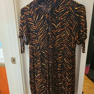 Tiger print dress